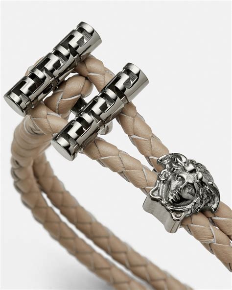 versace medusa bracelet replica|medusa braided leather bracelet.